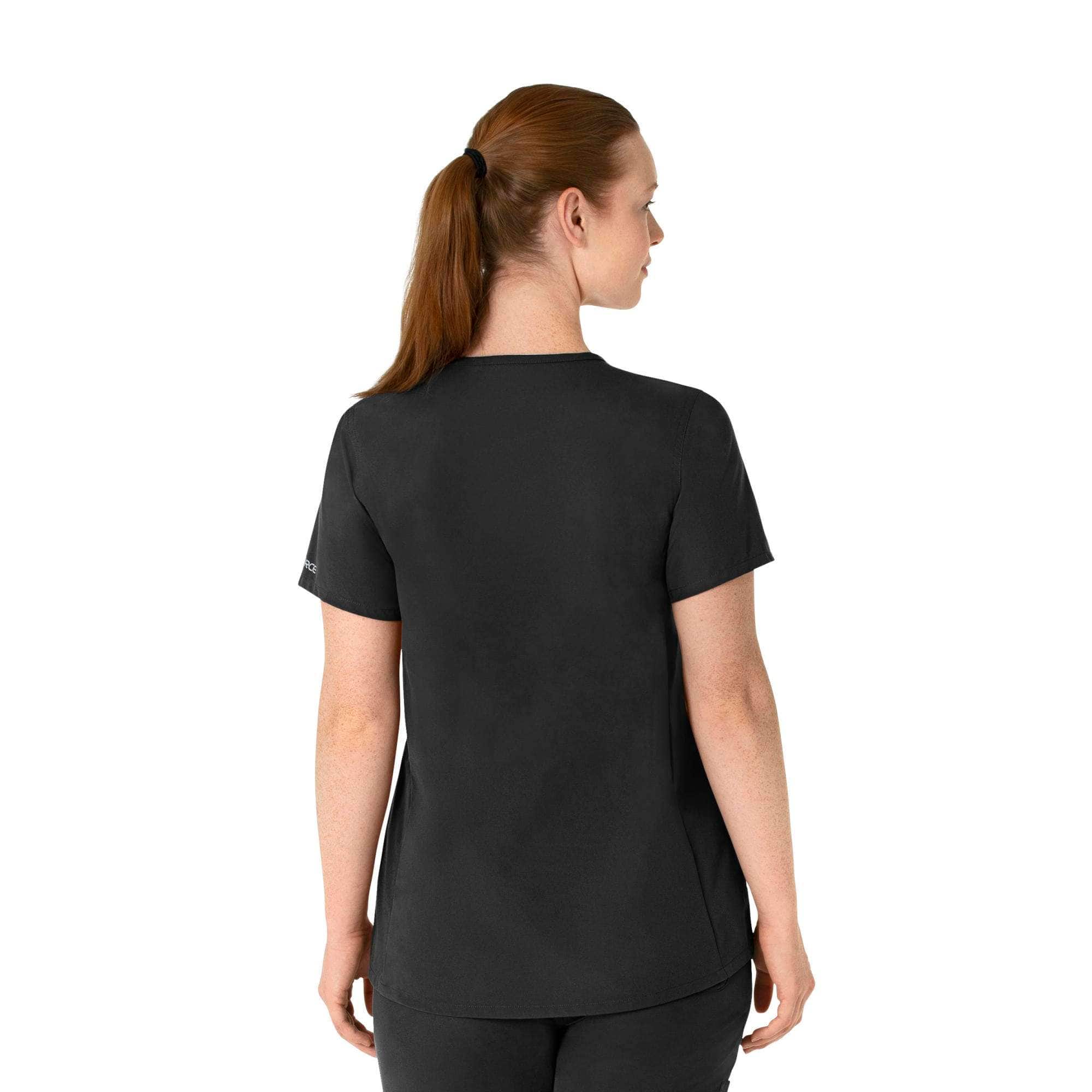Women's force essentials henley maternity scrub top