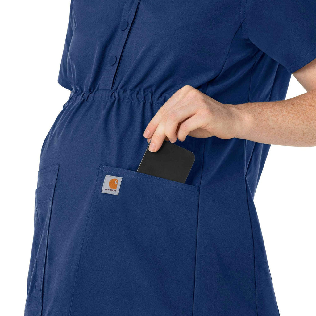 Women's force essentials henley maternity scrub top