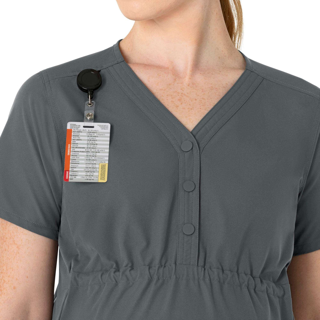 Women's force essentials henley maternity scrub top