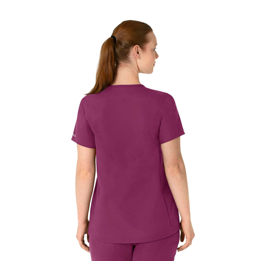 Women's force essentials henley maternity scrub top