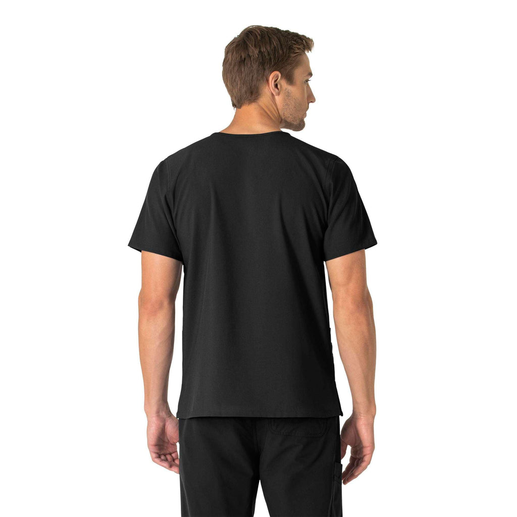 Unisex force essentials v-neck 6-pocket scrub top