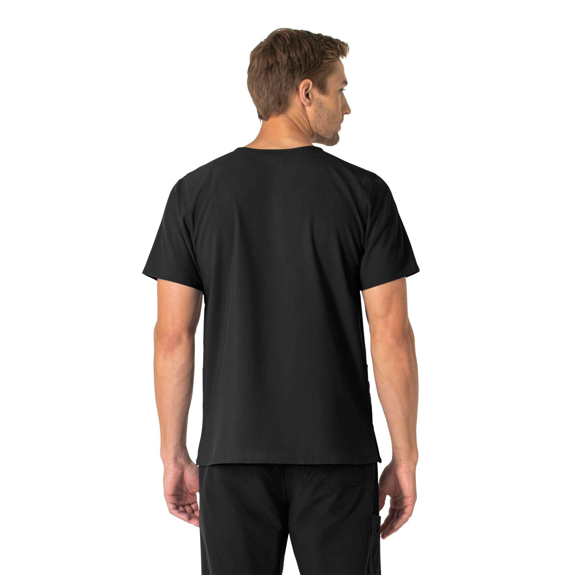 Unisex force essentials v-neck 6-pocket scrub top