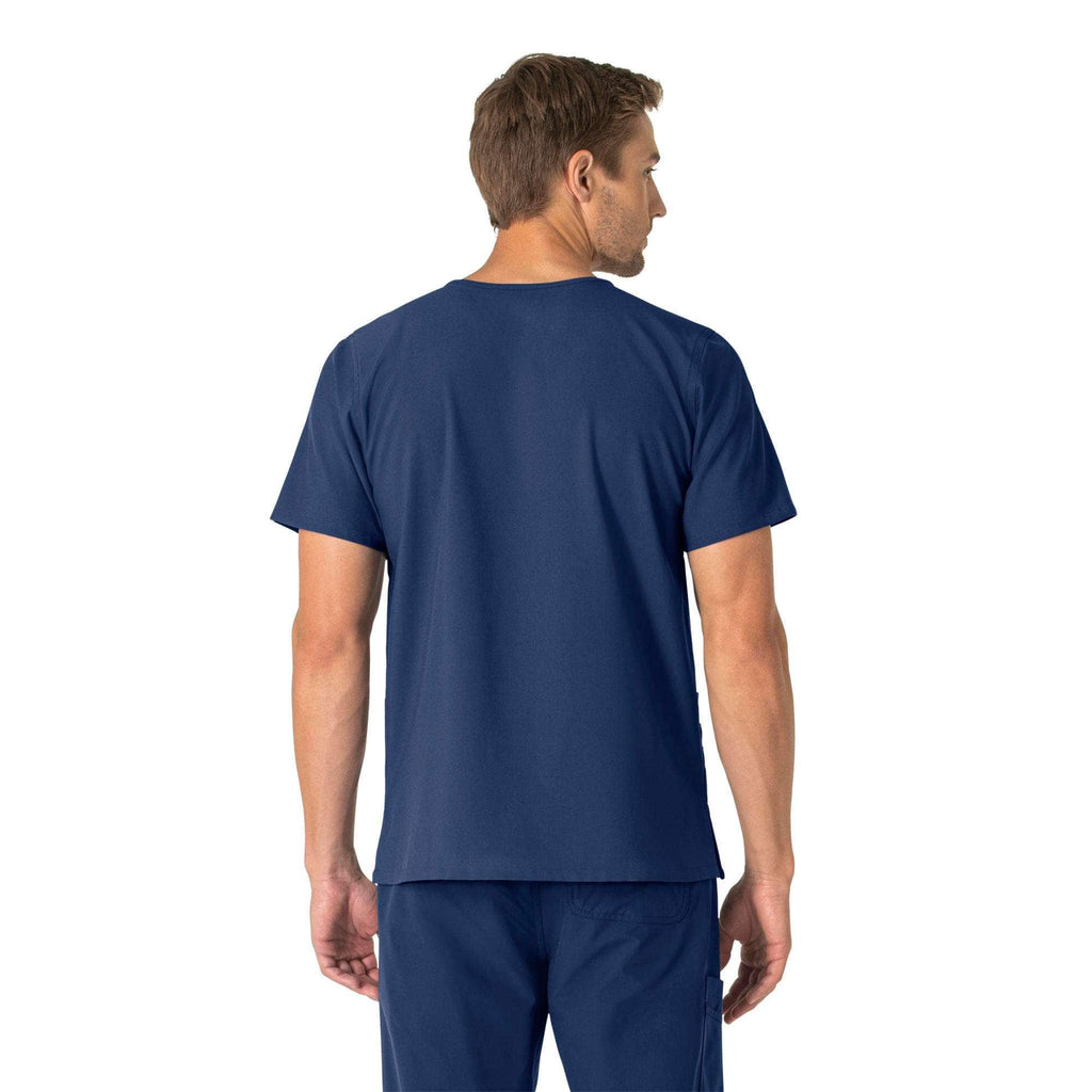 Unisex force essentials v-neck 6-pocket scrub top