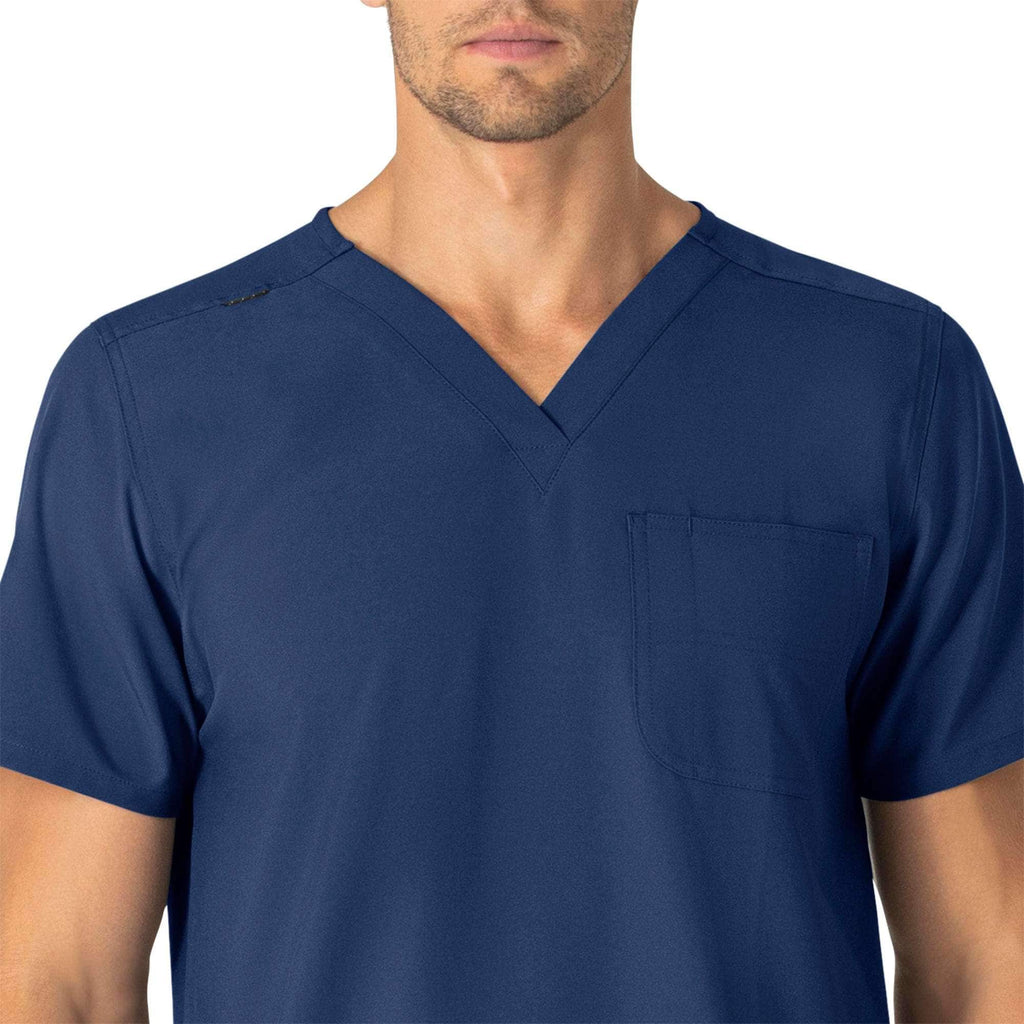 Unisex force essentials v-neck 6-pocket scrub top