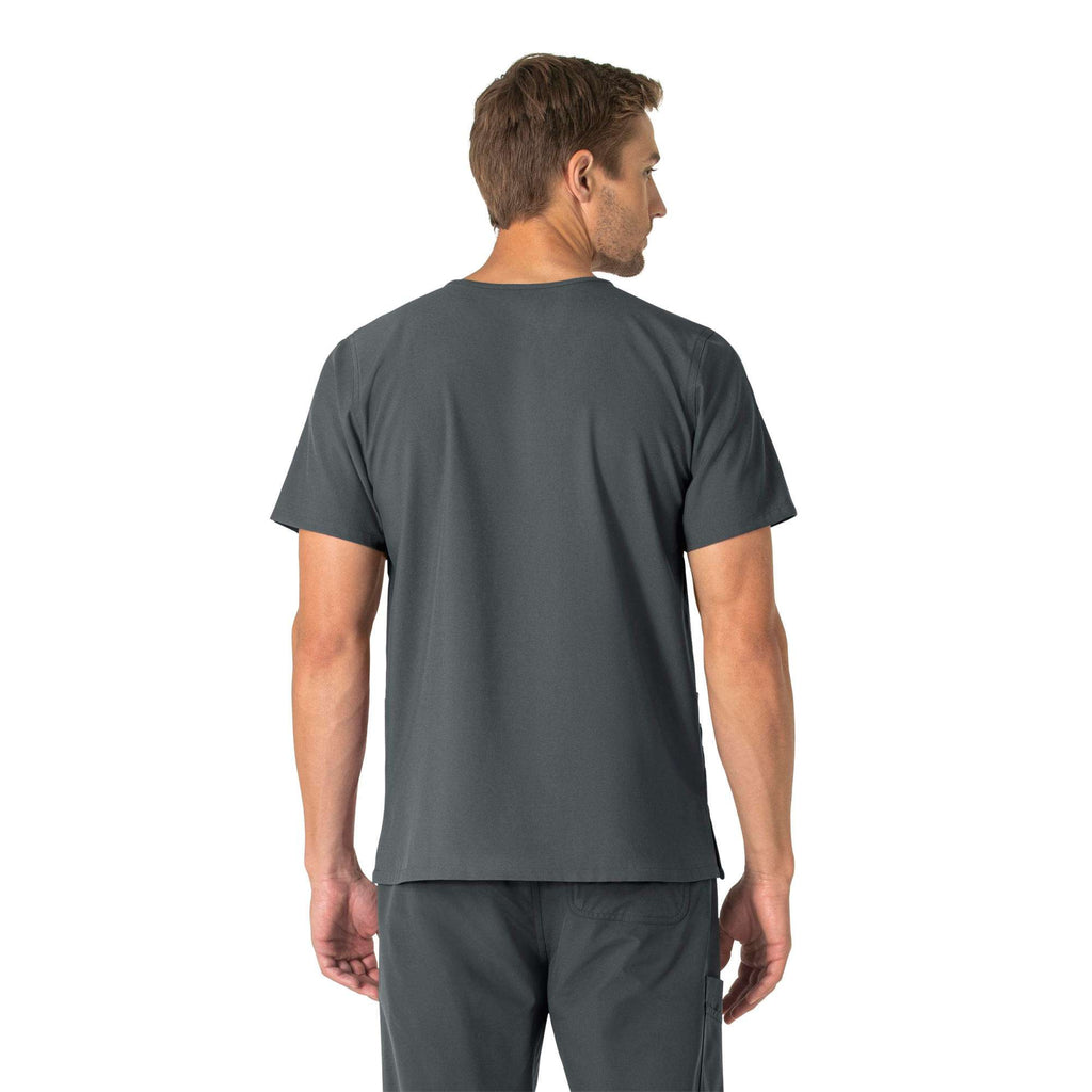 Unisex force essentials v-neck 6-pocket scrub top