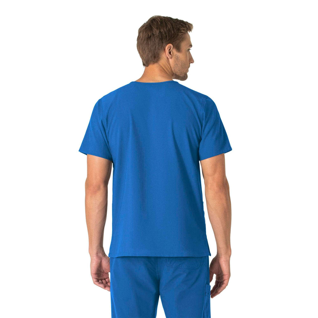 Unisex force essentials v-neck 6-pocket scrub top