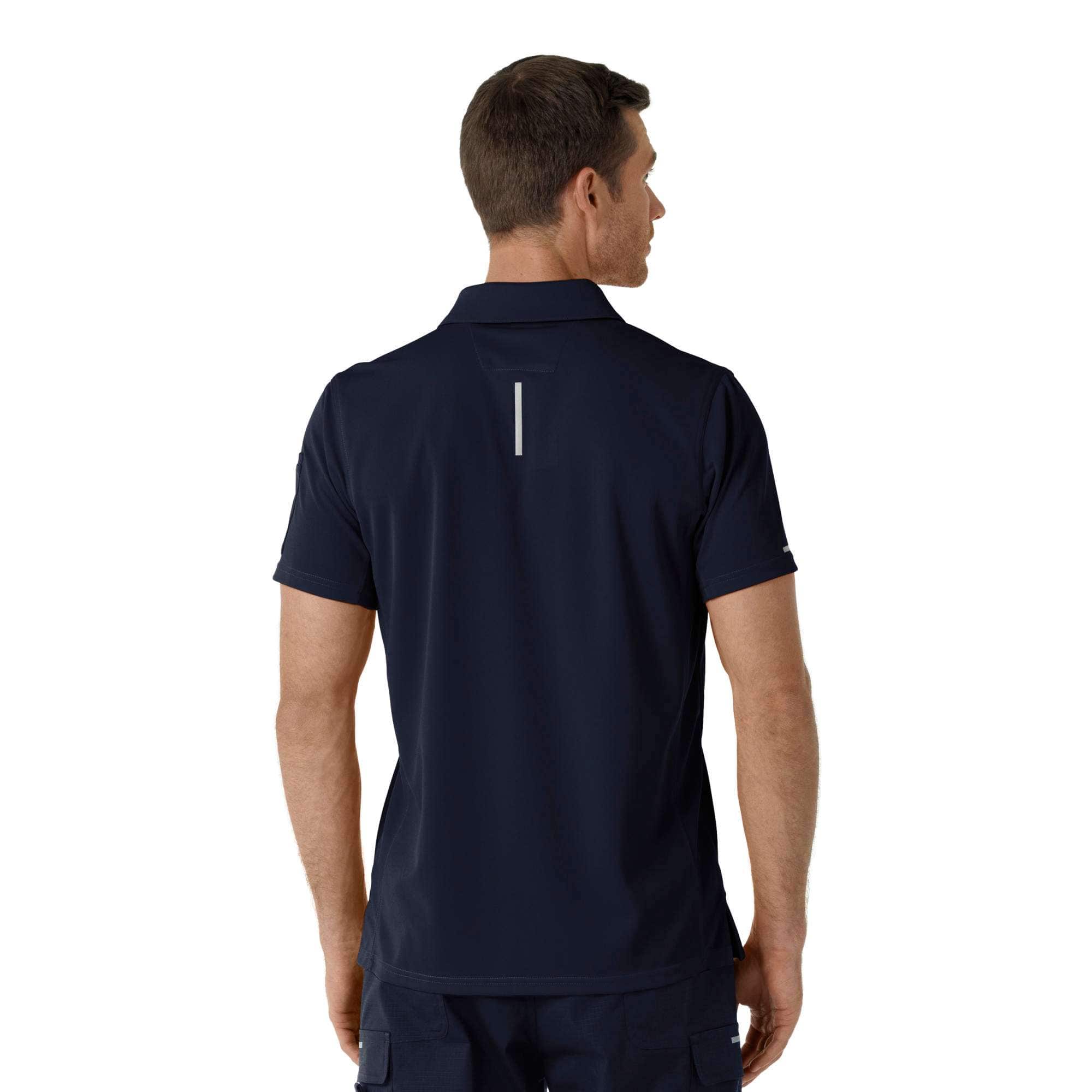 Rugged flex® rscu lightweight short sleeve polo scrub top