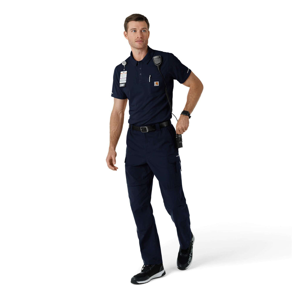Rugged flex® rscu lightweight short sleeve polo scrub top