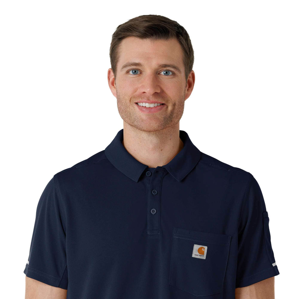Rugged flex® rscu lightweight short sleeve polo scrub top