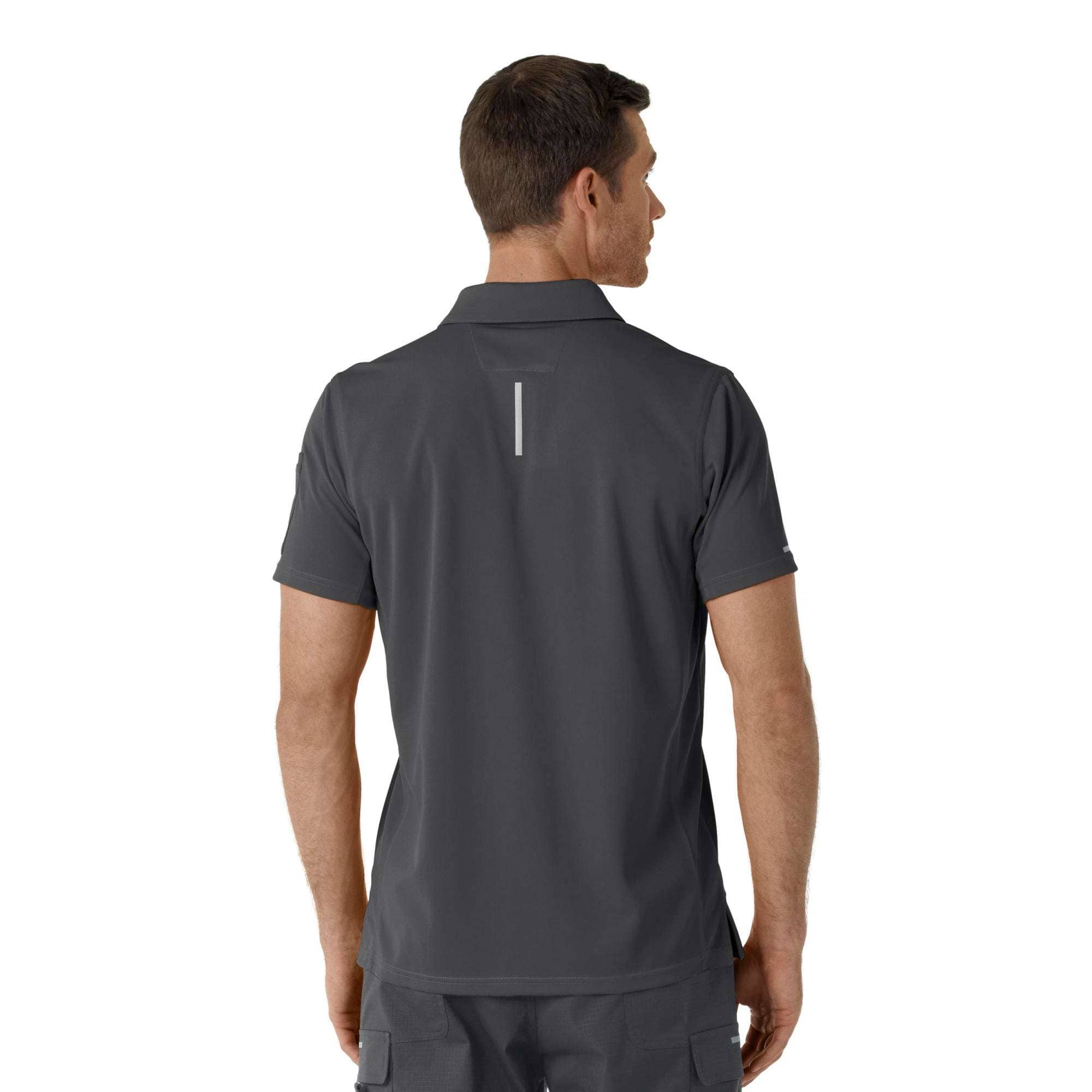 Rugged flex® rscu lightweight short sleeve polo scrub top
