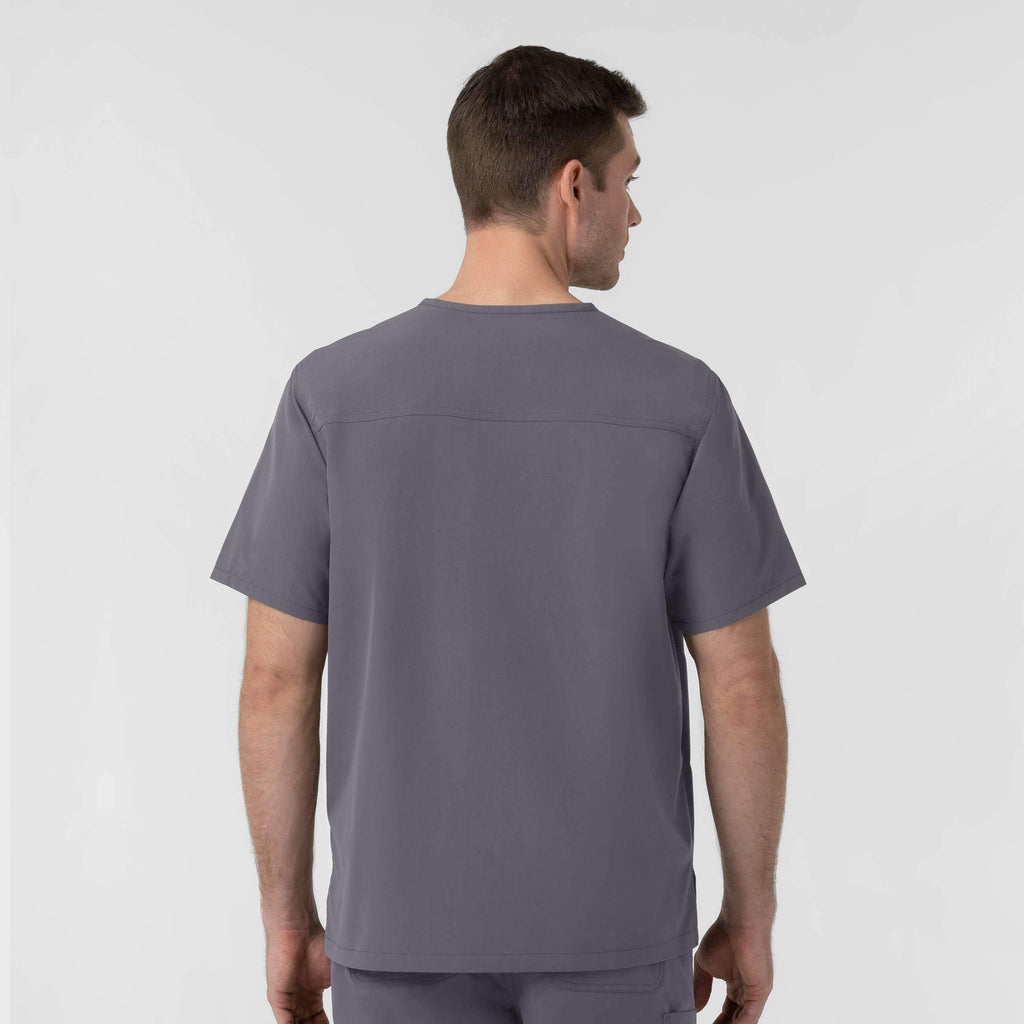 Rugged flex fld ripstop v-neck scrub top