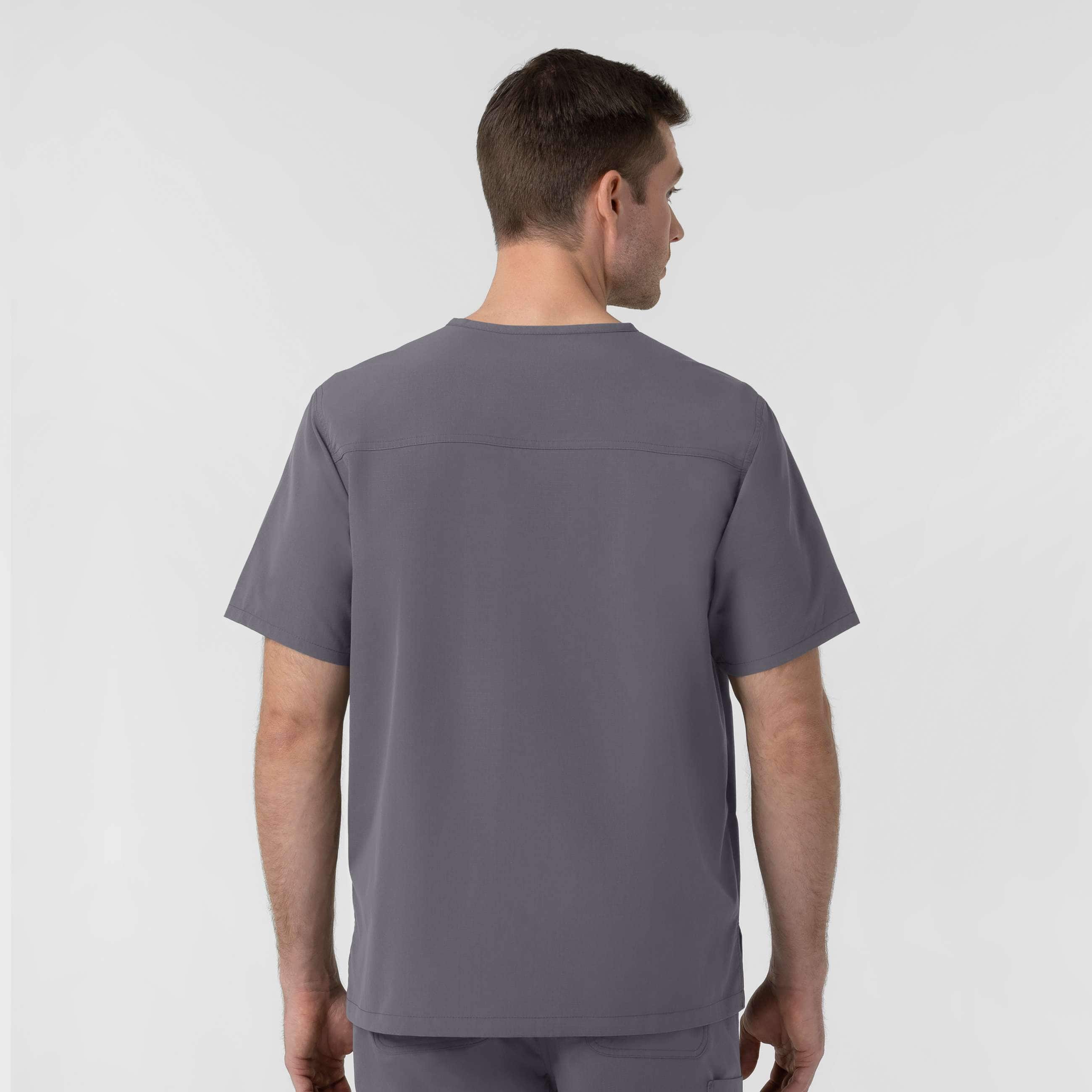 Rugged flex fld ripstop v-neck scrub top