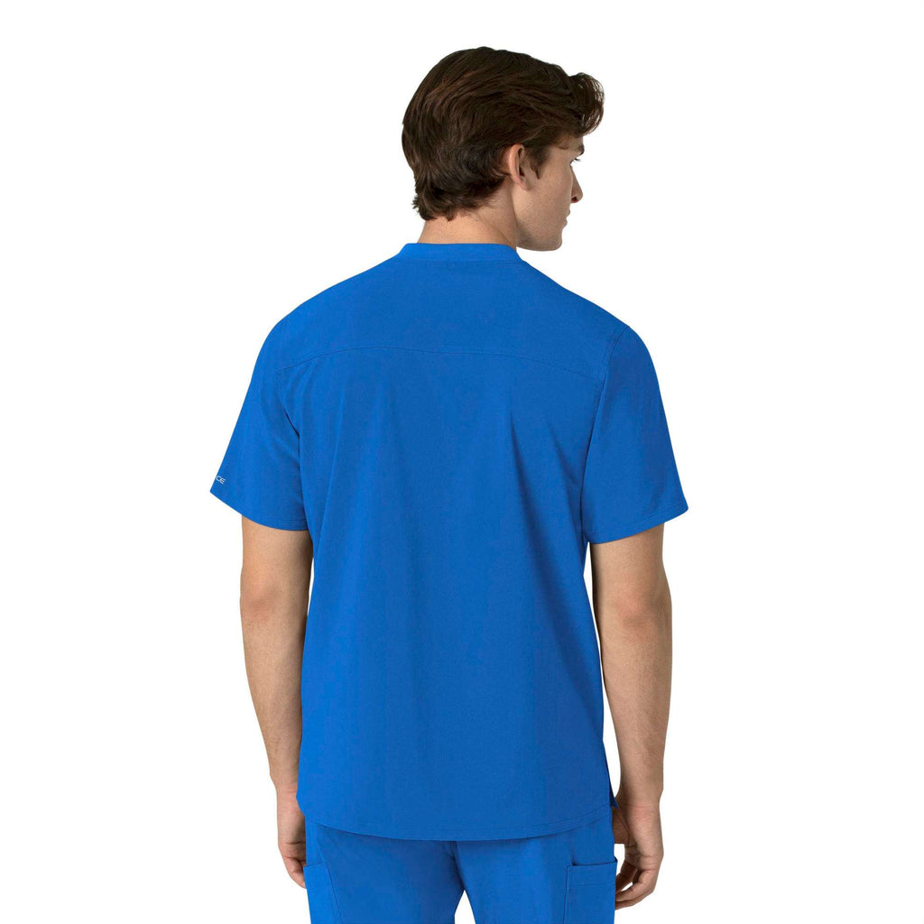 Force cross-flex men's henley scrub top