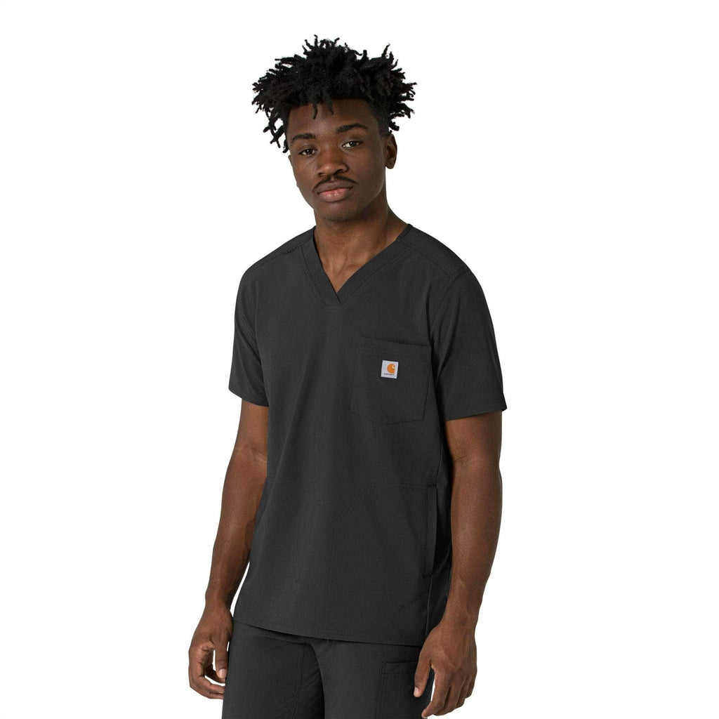Force cross-flex men's v-neck scrub top