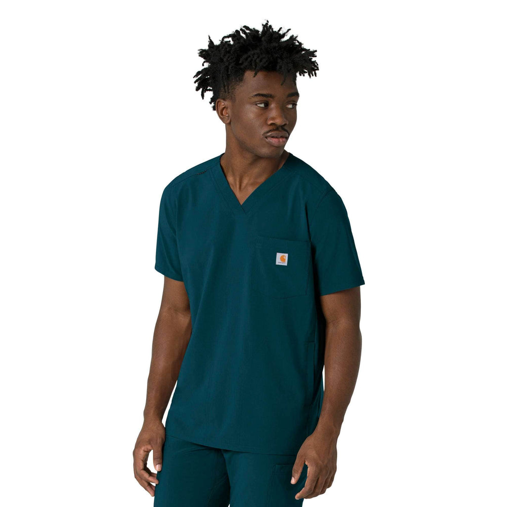 Force cross-flex men's v-neck scrub top