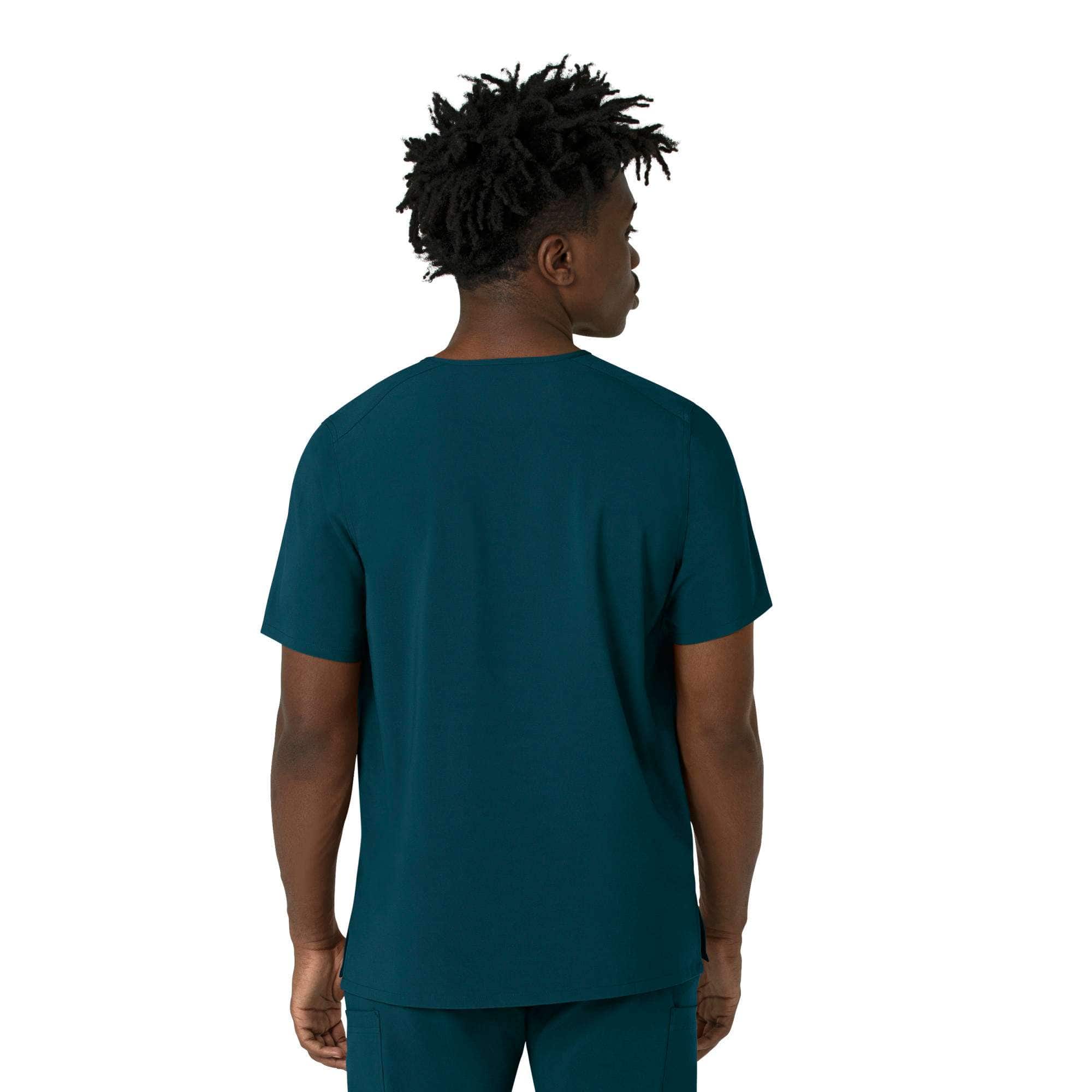 Force cross-flex men's v-neck scrub top