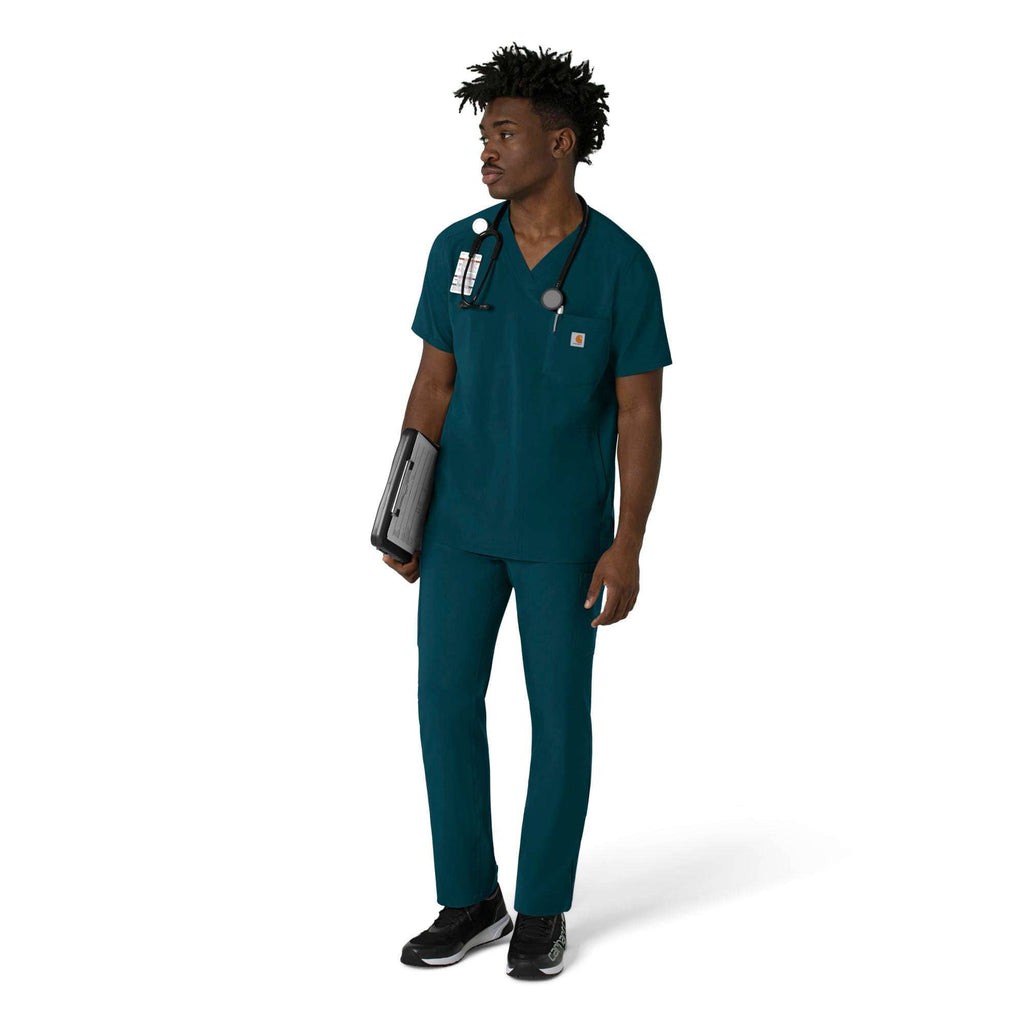 Force cross-flex men's v-neck scrub top