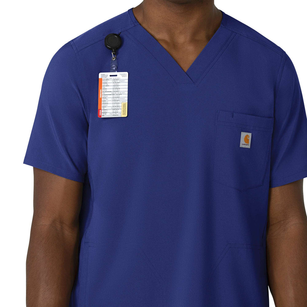 Force cross-flex men's v-neck scrub top