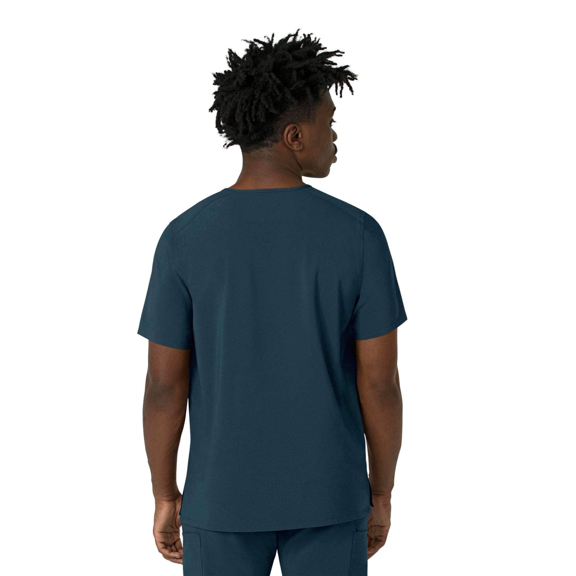 Force cross-flex men's v-neck scrub top