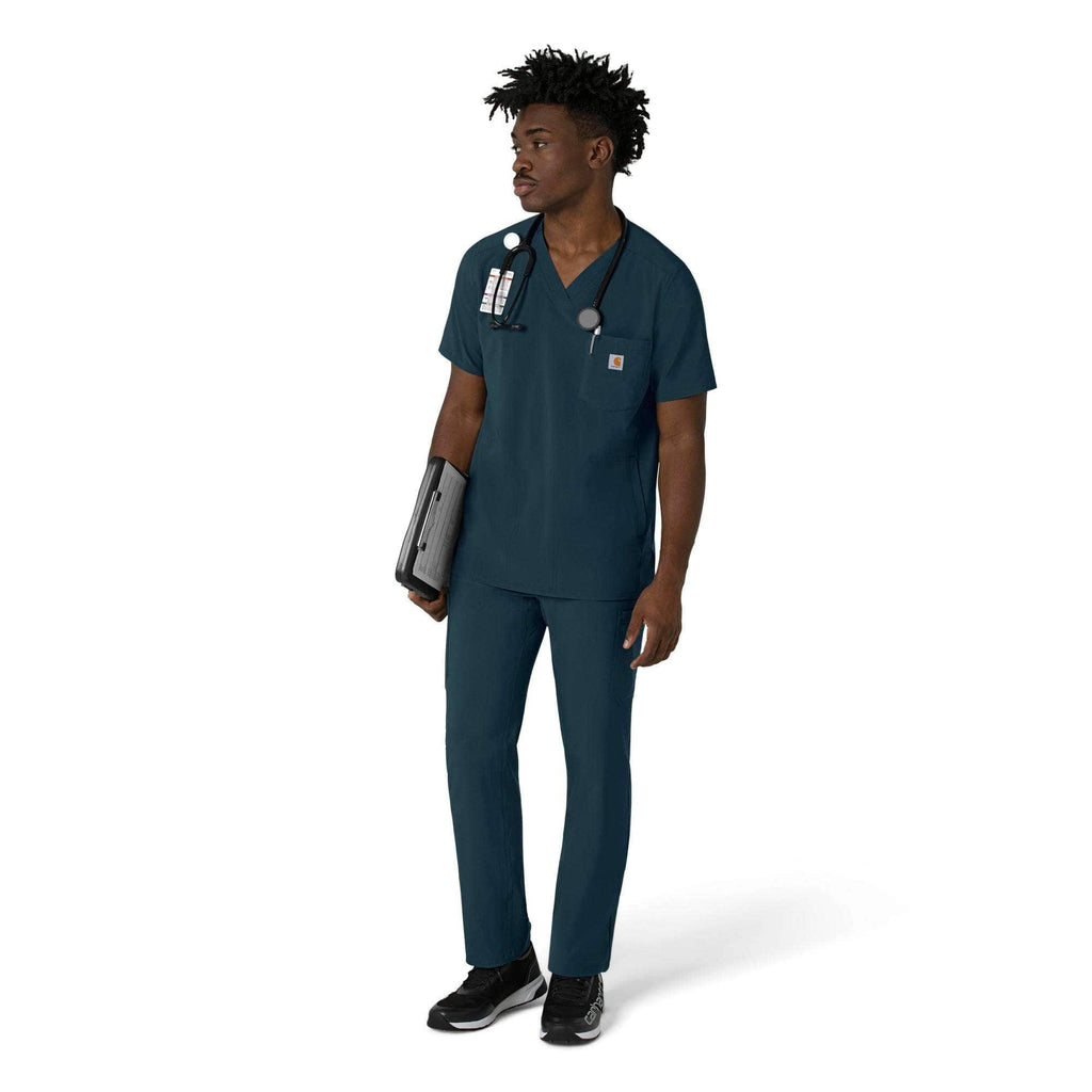 Force cross-flex men's v-neck scrub top