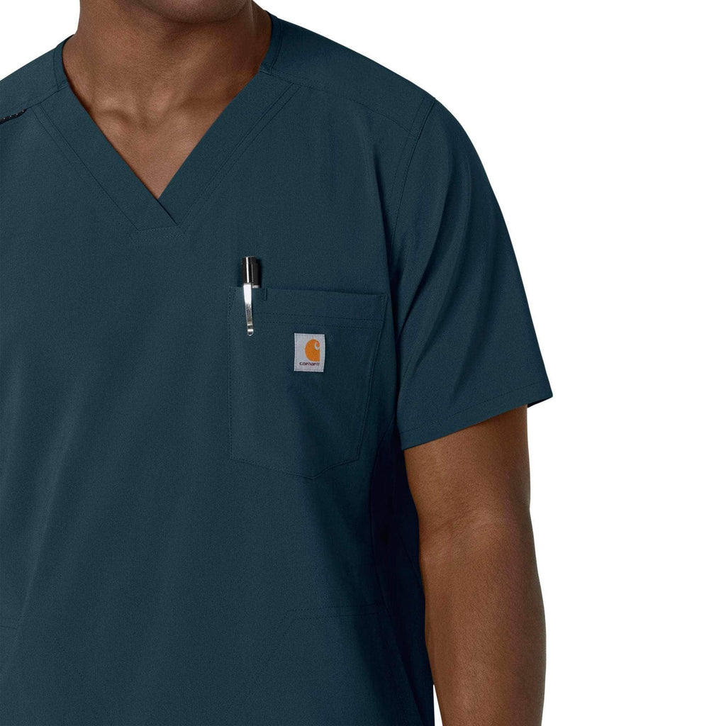 Force cross-flex men's v-neck scrub top