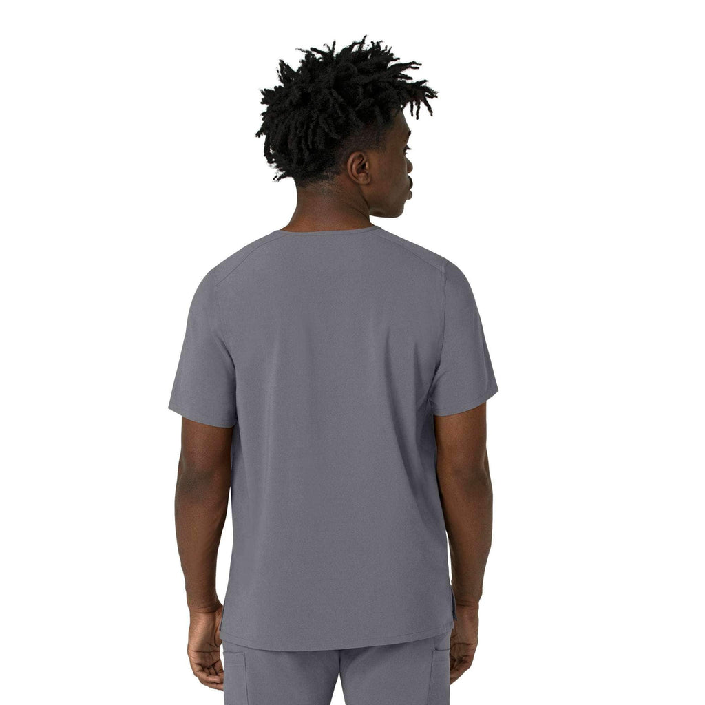 Force cross-flex men's v-neck scrub top