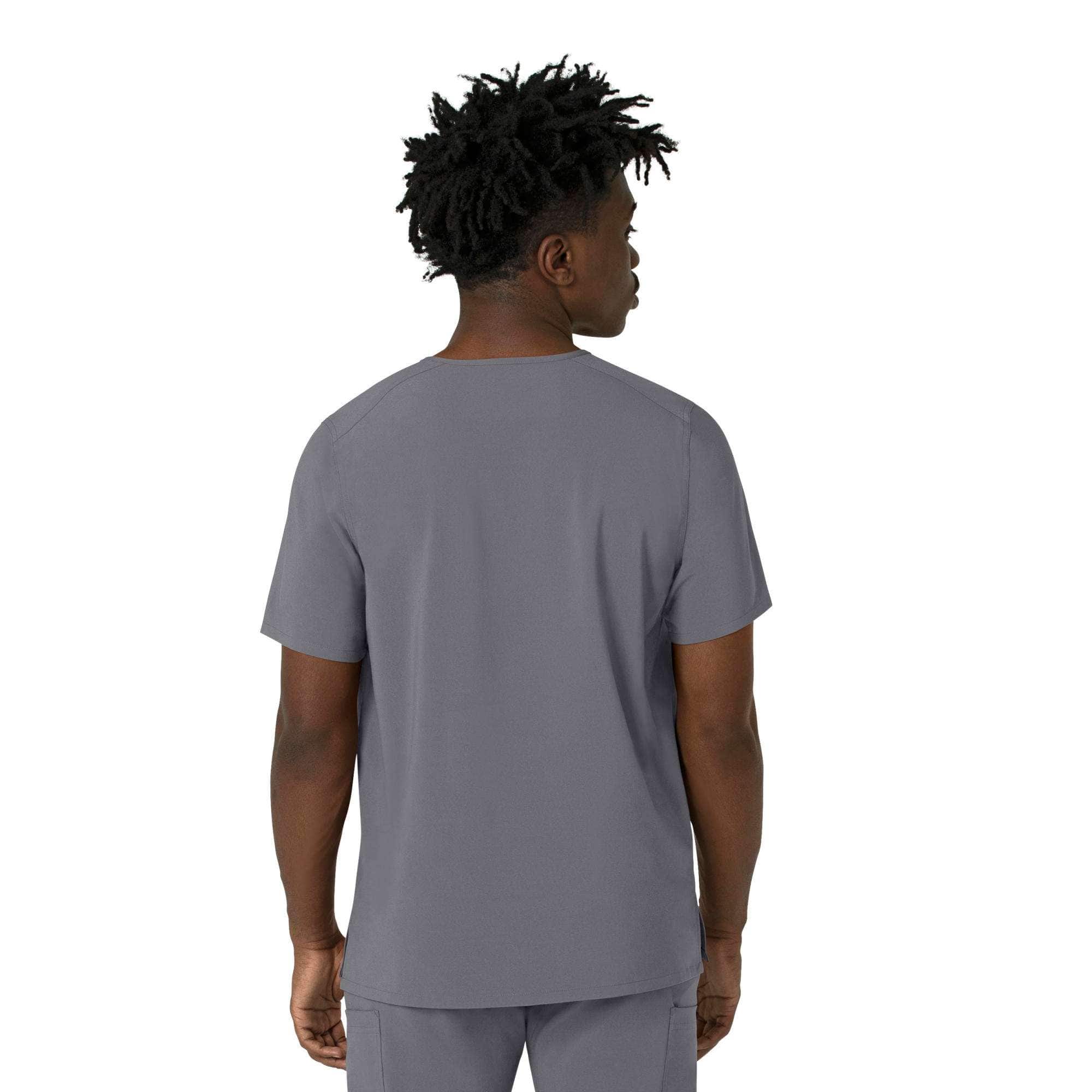 Force cross-flex men's v-neck scrub top