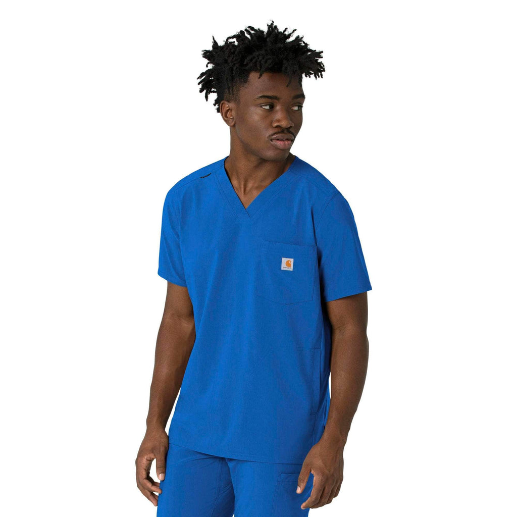 Force cross-flex men's v-neck scrub top