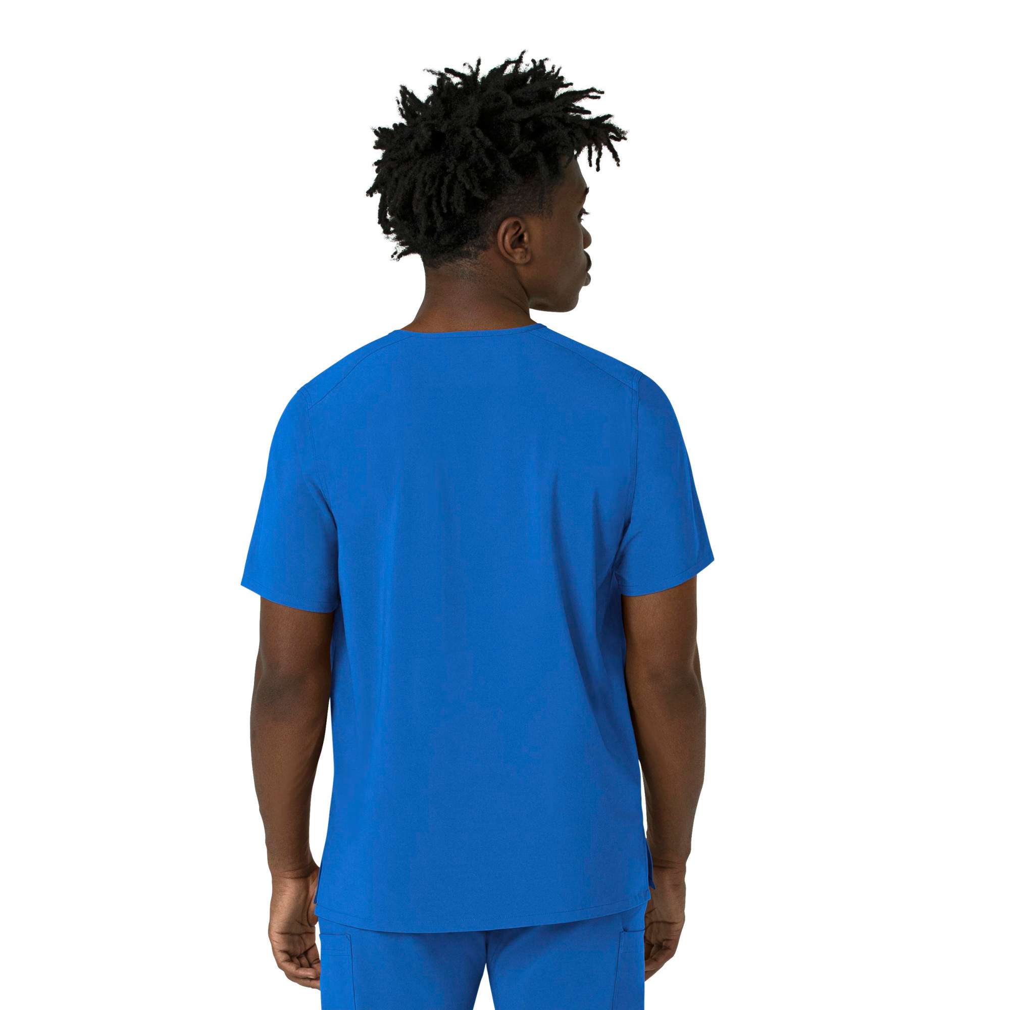 Force cross-flex men's v-neck scrub top