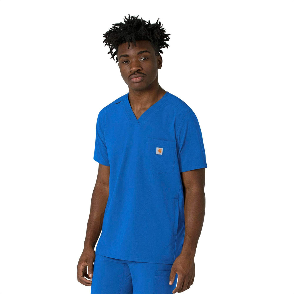Force cross-flex men's v-neck scrub top