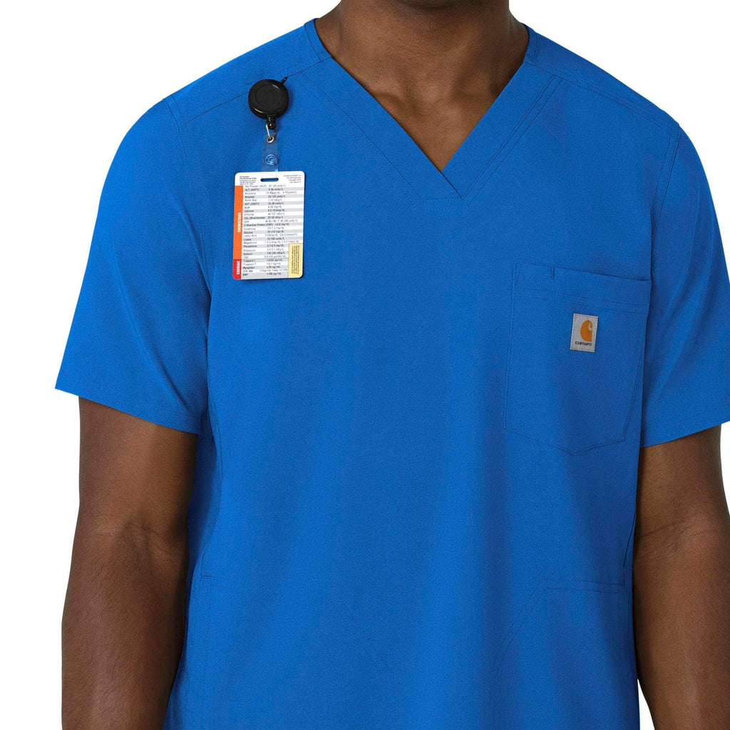 Force cross-flex men's v-neck scrub top