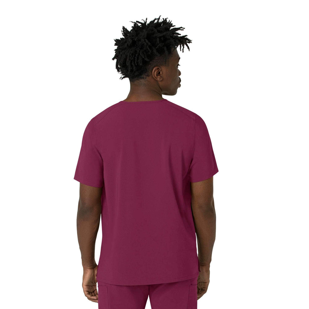 Force cross-flex men's v-neck scrub top