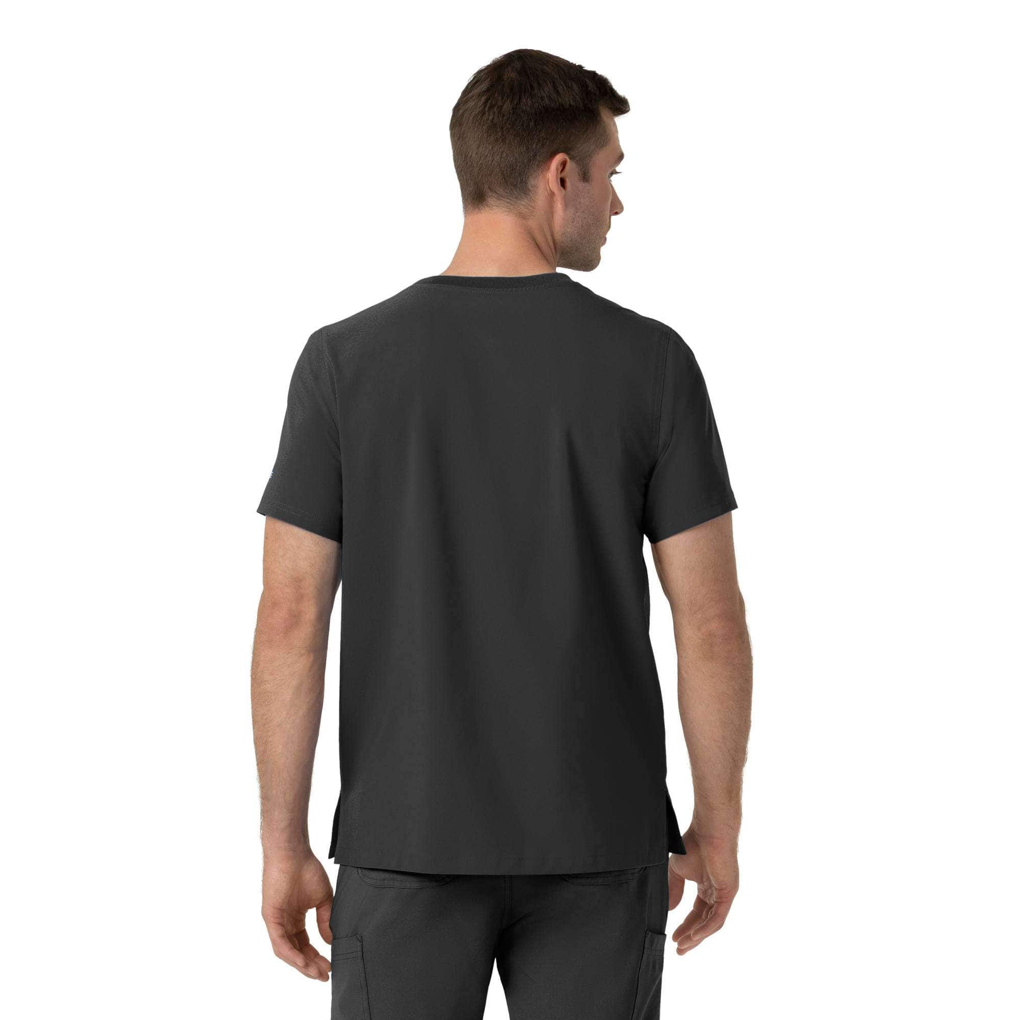 Force cross-flex crew neck scrub top