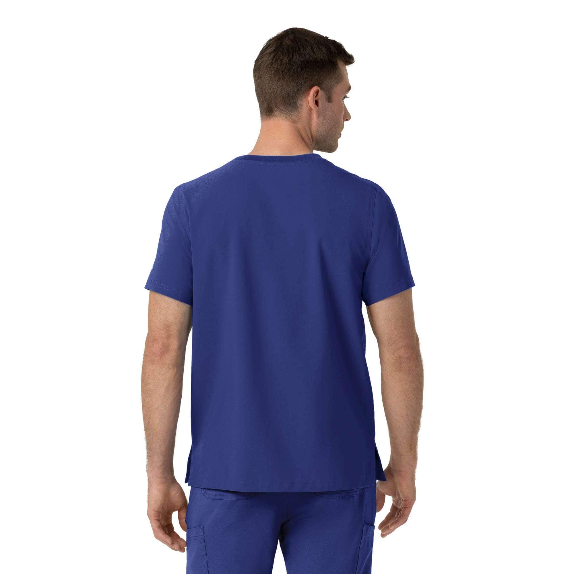 Force cross-flex crew neck scrub top