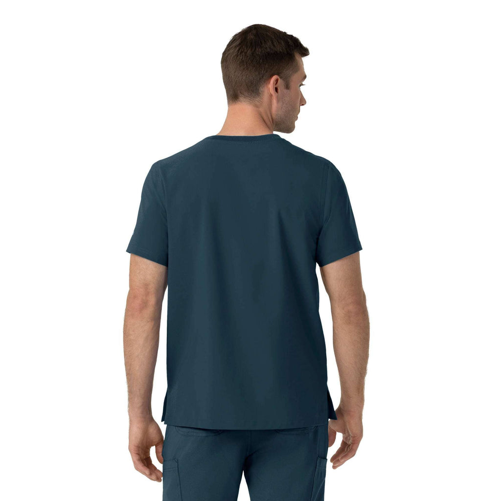 Force cross-flex crew neck scrub top