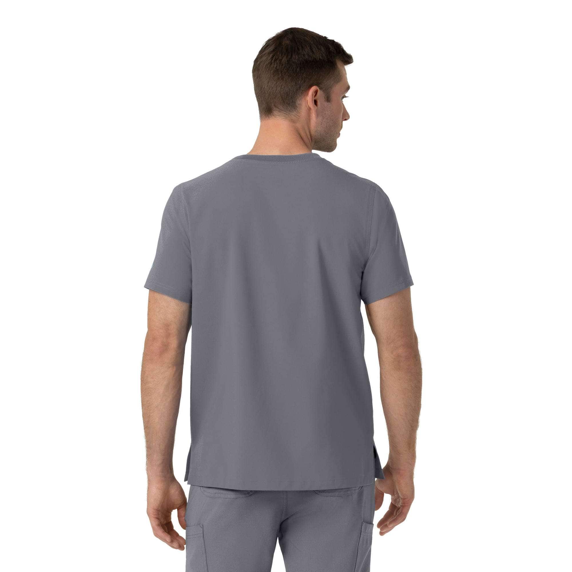 Force cross-flex crew neck scrub top