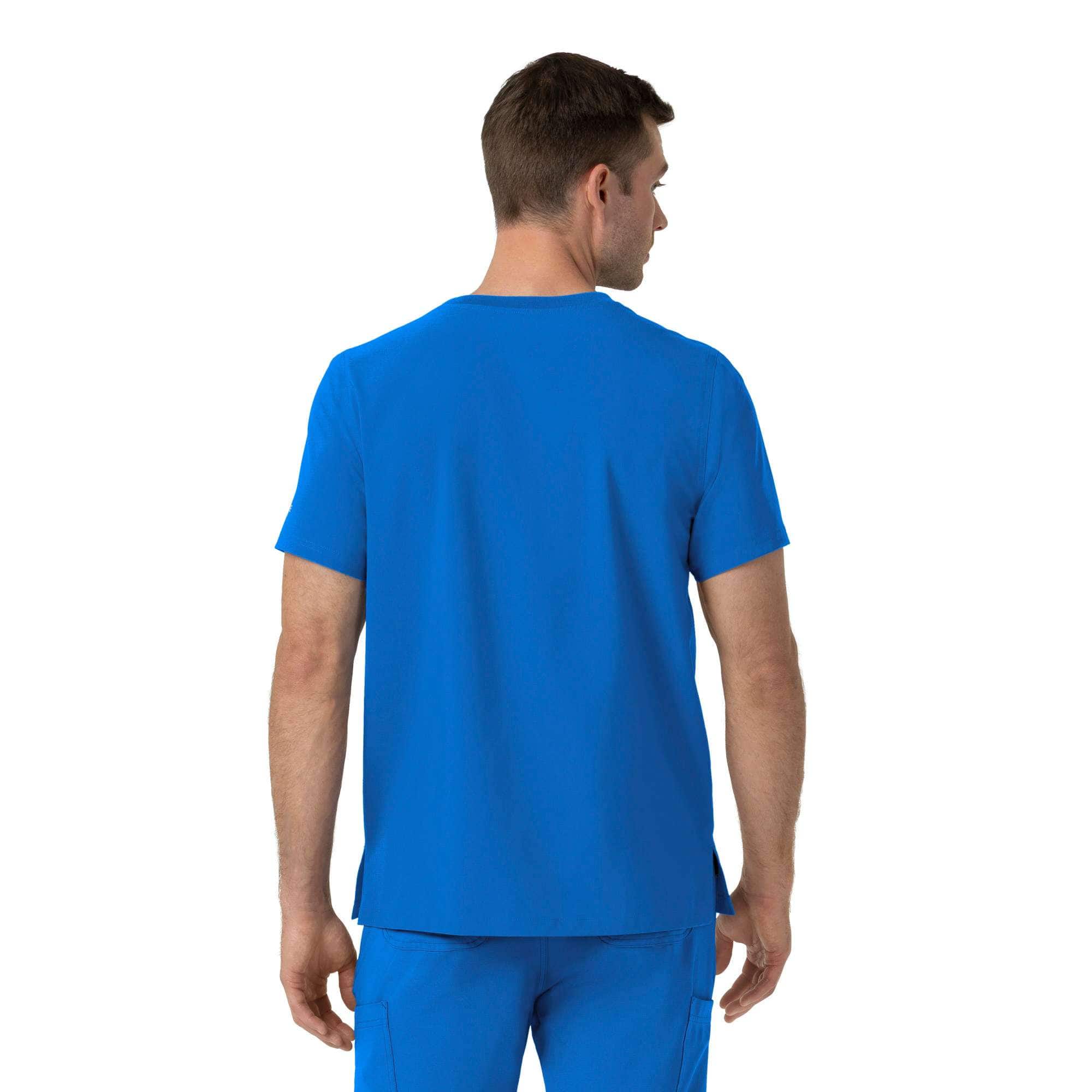 Force cross-flex crew neck scrub top