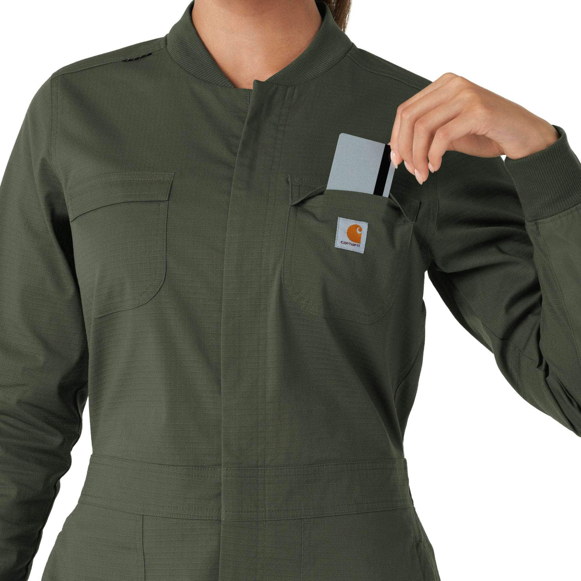 Women's rugged flex® rscu ripstop coverall