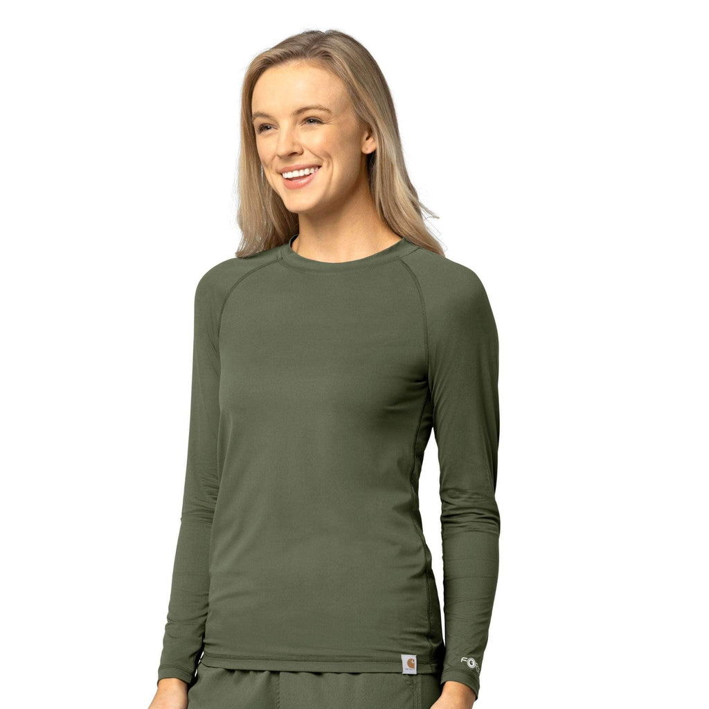 Women's force sub-scrubs  performance long sleeve tee