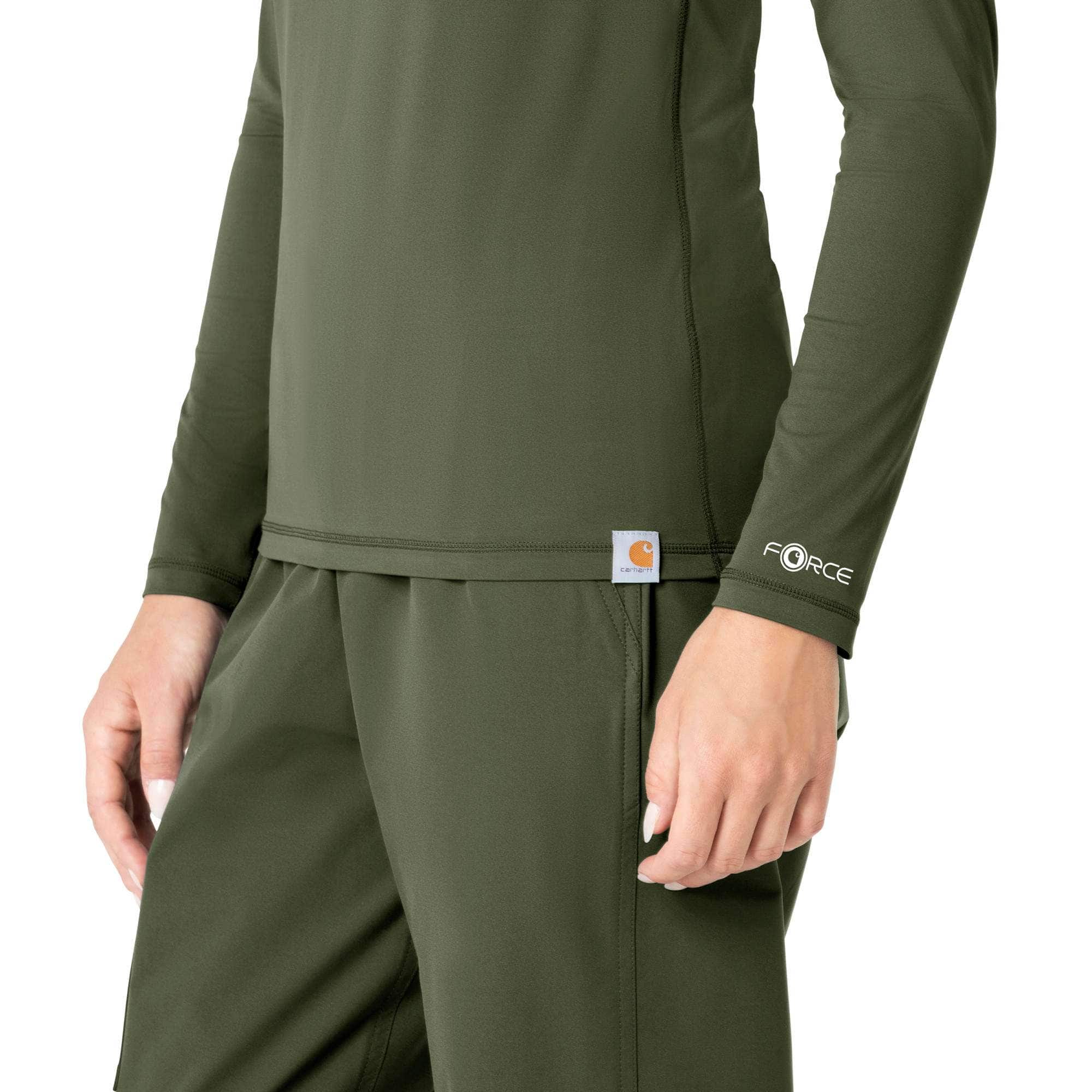 Women's force sub-scrubs  performance long sleeve tee