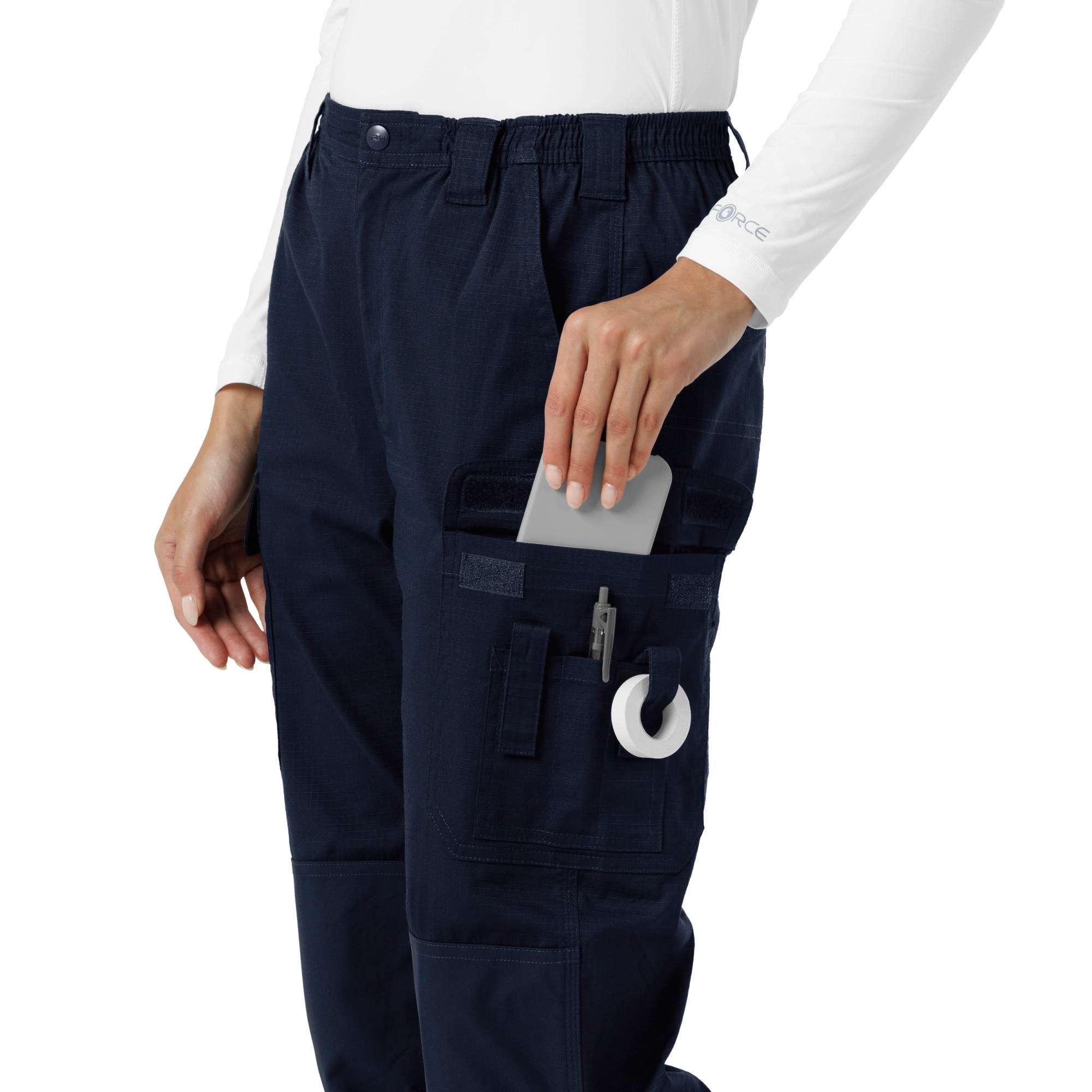 Women's rugged flex® rscu ripstop scrub cargo pants