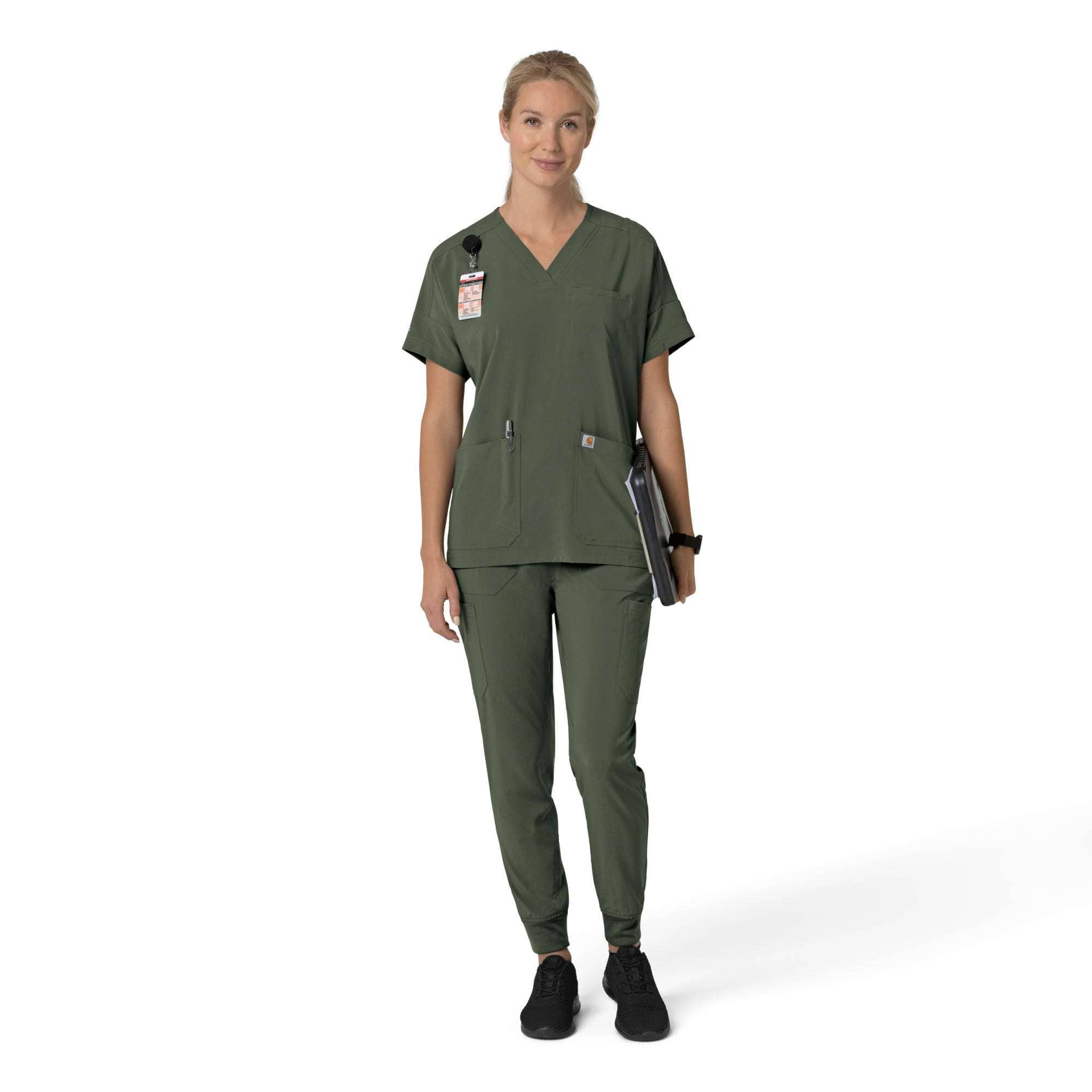 Women's force cross-flex  cargo jogger scrub pant