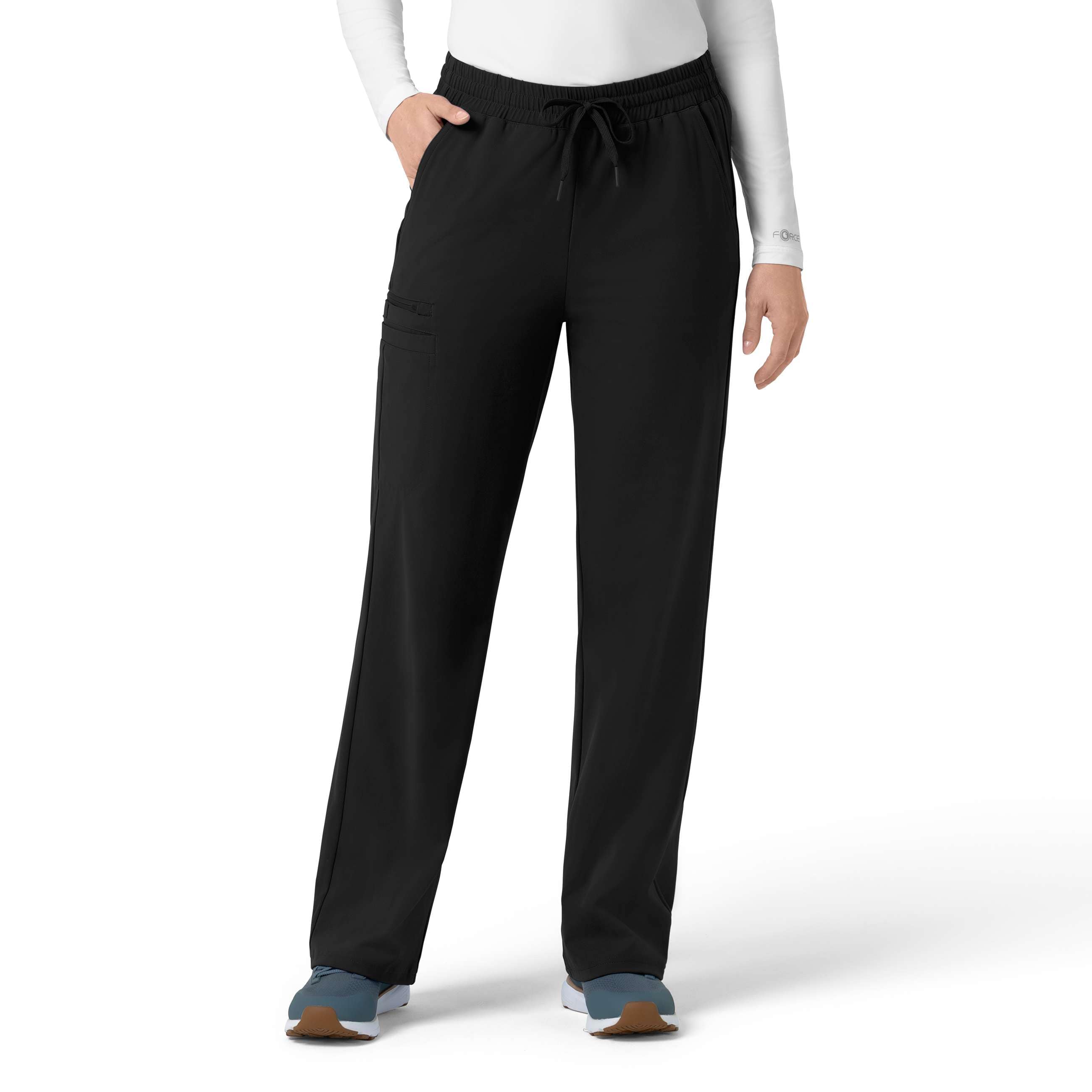 Women's force cross-flex knit boot cut scrub pant