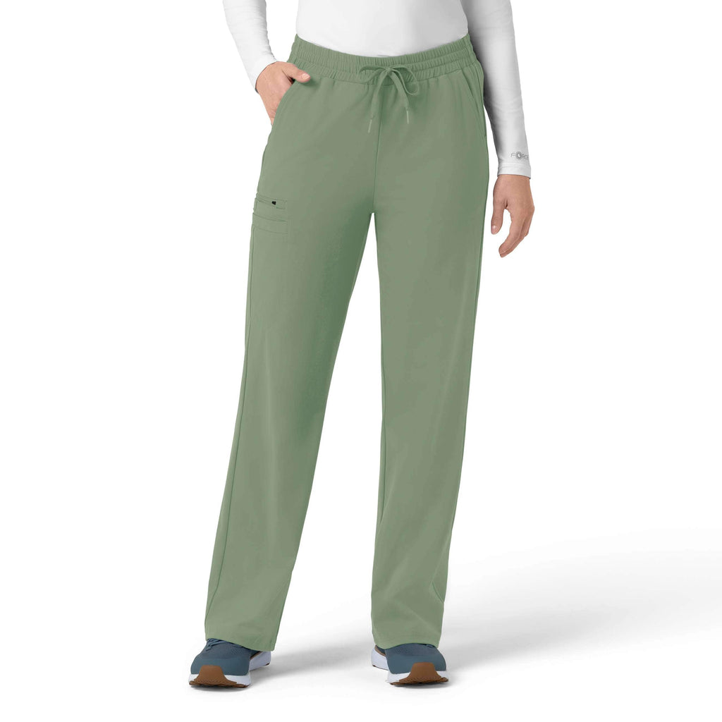 Women's force cross-flex knit boot cut scrub pant
