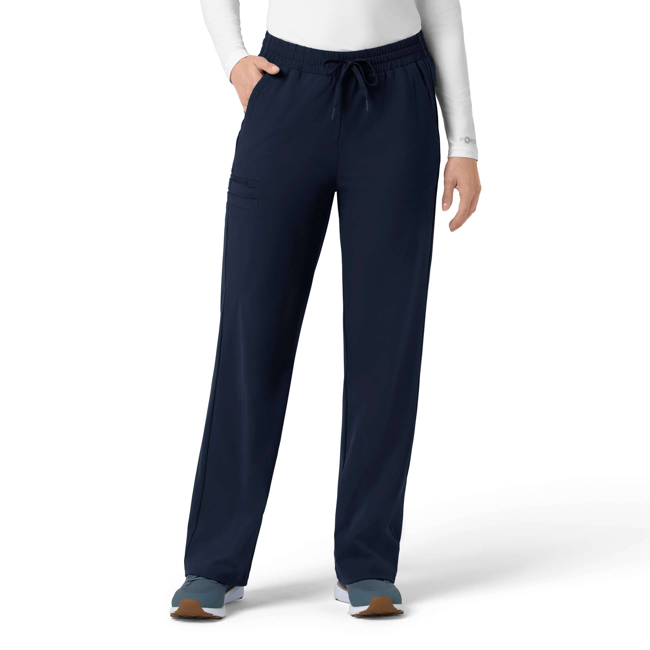 Women's force cross-flex knit boot cut scrub pant