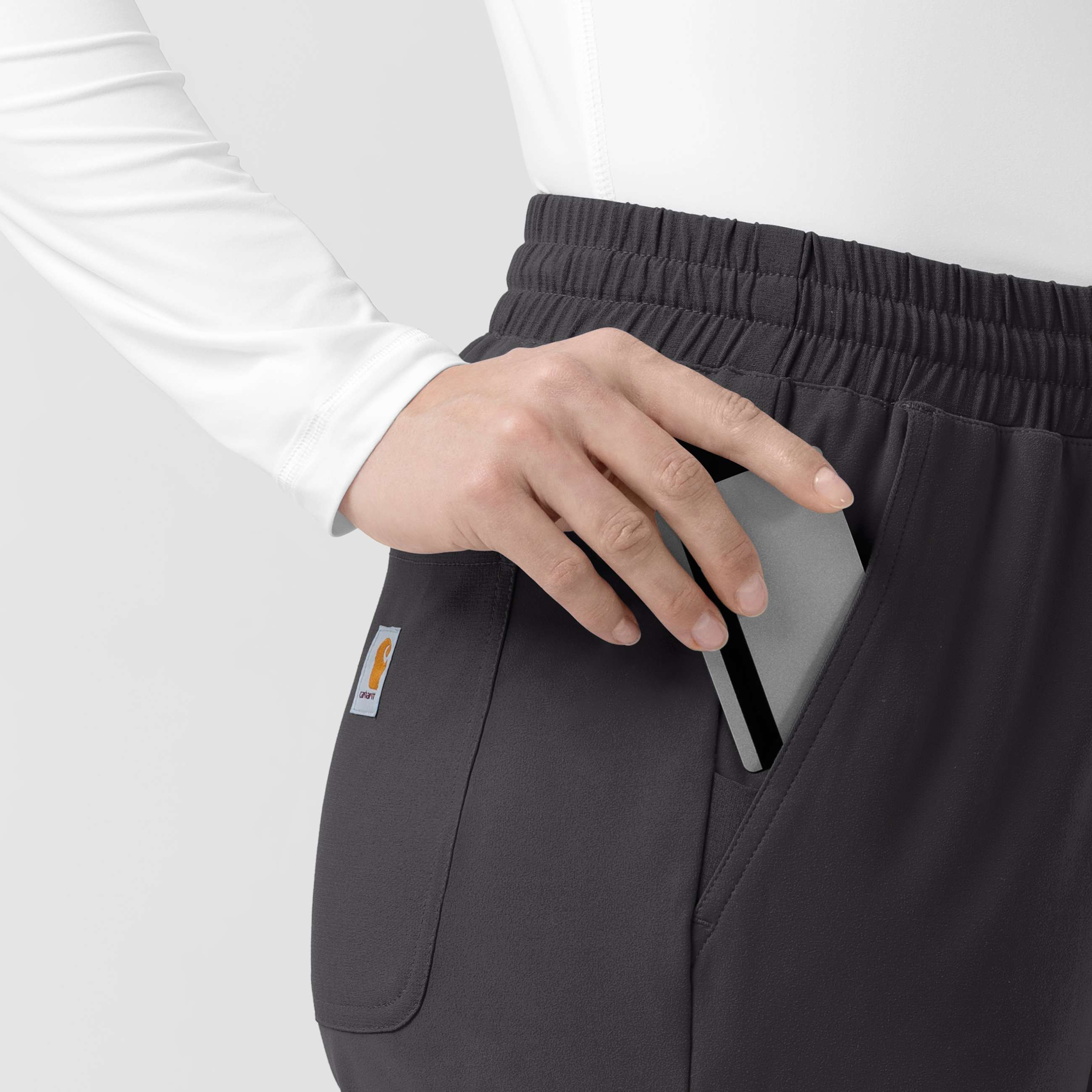 Women's force cross-flex knit boot cut scrub pant
