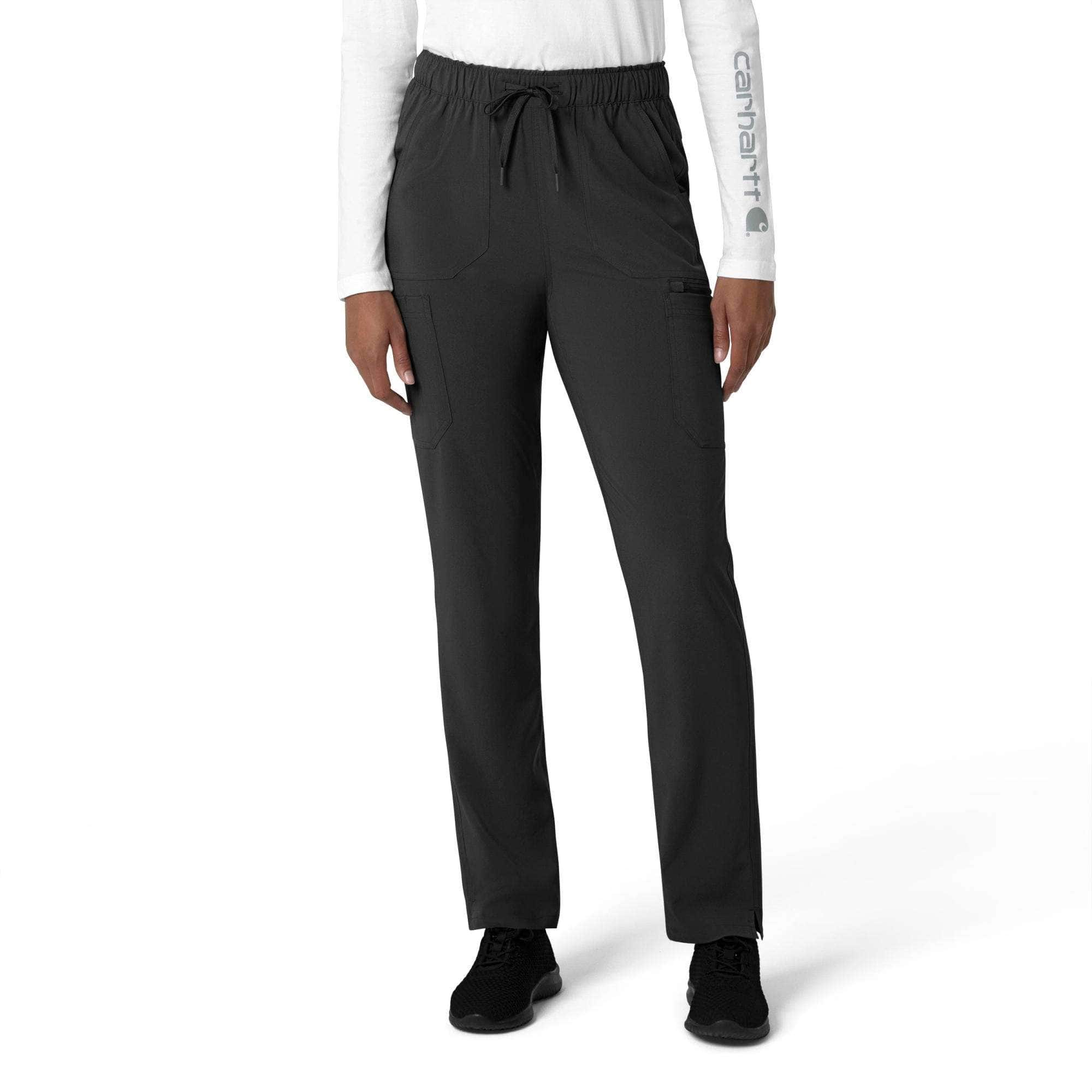 Women's force cross-flex  straight leg cargo scrub pant