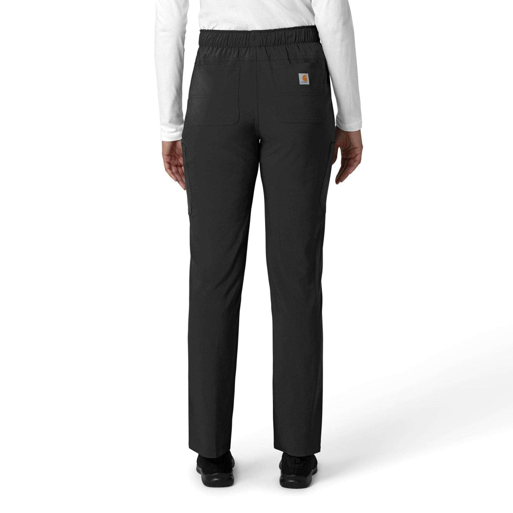 Women's force cross-flex  straight leg cargo scrub pant