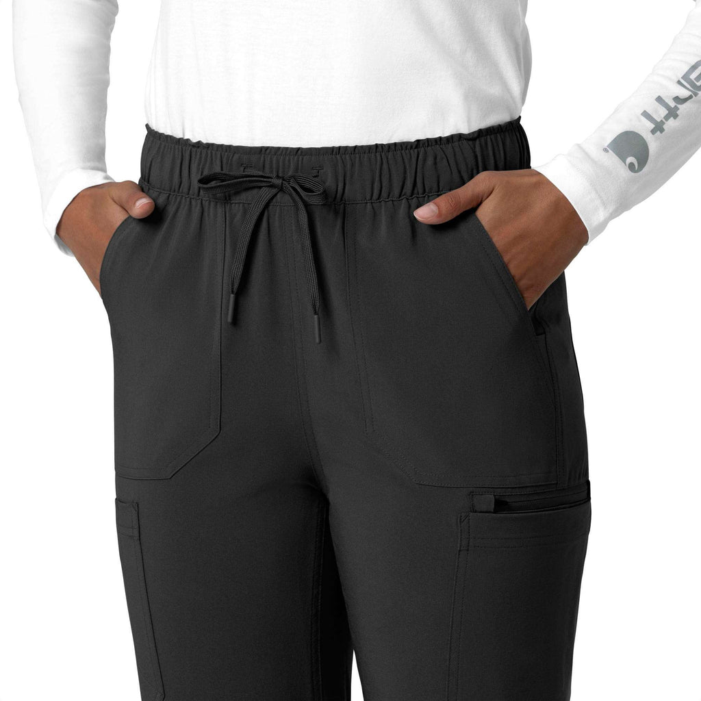 Women's force cross-flex  straight leg cargo scrub pant
