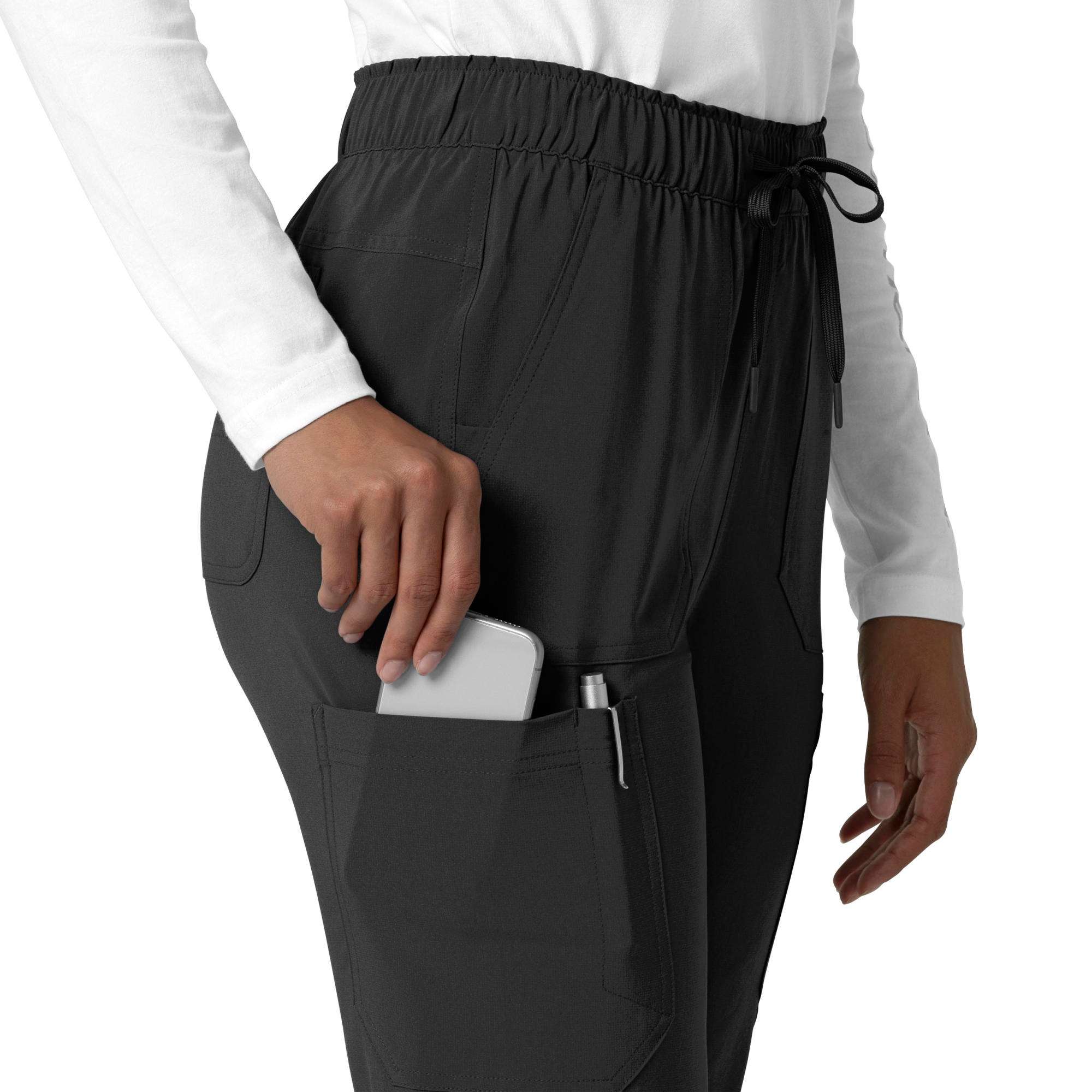 Women's force cross-flex  straight leg cargo scrub pant